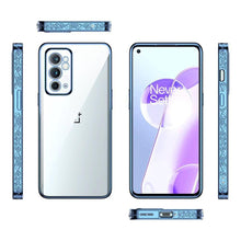 Load image into Gallery viewer, OnePlus Series Electroplating Boarder Designed Transparent Glitter Case
