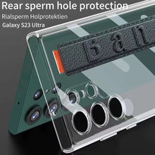 Load image into Gallery viewer, PREMIUM TRANSPARENT ELASTIC WRISTBAND HOLDER CASE FOR GALAXY S23 ULTRA
