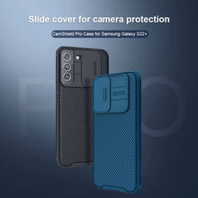 Load image into Gallery viewer, Nillkin CamShield Pro cover case for Samsung Galaxy S22 Plus (S22+) Black
