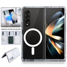 Load image into Gallery viewer, Samsung Galaxy Z Fold Series Slim Magnetic MagSafe Transparent Case
