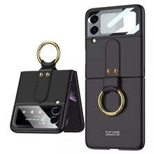 Load image into Gallery viewer, Shock-resistant Hard with Metal Ring Case For Samsung Galaxy Z Flip 3
