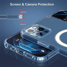 Load image into Gallery viewer, Shockproof Crystal Clear Magsafe Case - iPhone 14/14 Plus/14 Pro/14 Pro Max
