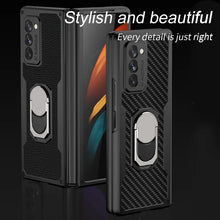 Load image into Gallery viewer, Galaxy Z Fold 3 Foldable Shockproof PC Case with Ring Holder
