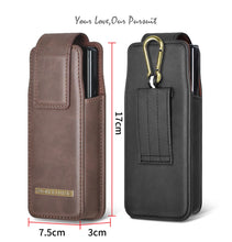 Load image into Gallery viewer, Luxury LEATHER POUCH BELT CLIP HOLSTER CASE FOR GALAXY Z FOLD SERIES PHONES
