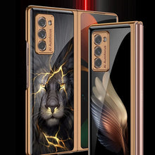 Load image into Gallery viewer, Galaxy Z Fold 2 Lion Pattern Ultra High Protection Glass Cover
