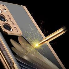 Load image into Gallery viewer, Premium Glass Lion Pattern luxurious Designer back Case For iPhone 13 Pro Max
