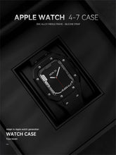 Load image into Gallery viewer, Premium Luxury Modification Kit Metal Case + Rubber Silicone Straps For Smart Watch -  (44MM 45MM)
