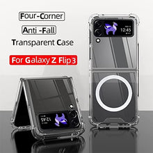 Load image into Gallery viewer, Samsung Galaxy Z FLIP4 /Z FLIP3 Slim Magnetic MagSafe Case Transparent Cover

