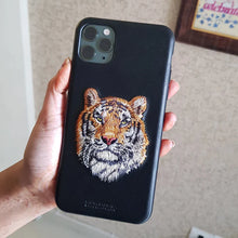 Load image into Gallery viewer, Santa Barbara Leather Tiger Case Cover for Apple iPhone 14 Series
