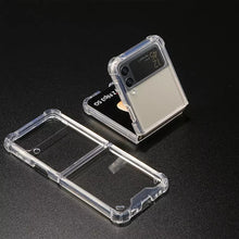 Load image into Gallery viewer, Galaxy Z Flip Shockproof TPU Transparent Case
