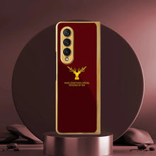 Load image into Gallery viewer, Samsung Galaxy Z Fold 4 Deer Pattern Glass Case
