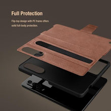 Load image into Gallery viewer, PU Leather Flip Case for Samsung Galaxy Z Fold 4 Protective Case
