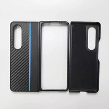 Load image into Gallery viewer, Luxury Carbon Fiber Pattern Phone Cover Samsung Galaxy Z Fold 3
