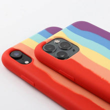Load image into Gallery viewer, Rainbow Soft Silicone Case for iPhone 12 All Series
