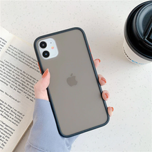 Load image into Gallery viewer, Smoke Silicon Matte Camera Closed Case For iPhone11
