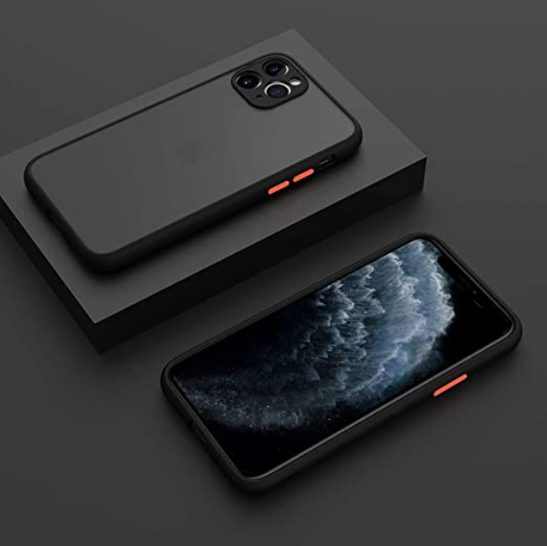 Smoke Silicon Matte Camera Closed Case For iPhone11 Pro