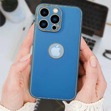 Load image into Gallery viewer, iPhone13-Series Leather Shield Matte Back Case
