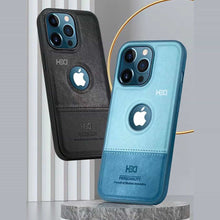 Load image into Gallery viewer, HBD Luxury Logo Cut Leather Case For iPhone 13 Series
