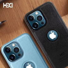 Load image into Gallery viewer, HBD Luxury Logo Cut Leather Case For iPhone 13 Series
