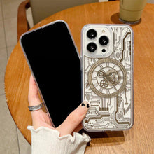 Load image into Gallery viewer, iPhone 14 Series Mechanical Design MagSafe Transparent Case
