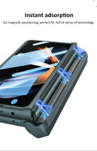 Load image into Gallery viewer, Shockproof Armor Magnetic Hinge Bracket Case With Front Glass For Galaxy Z Fold Series
