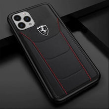 Load image into Gallery viewer, Ferrari Genuine Leather Case For iPHONE 13 Series
