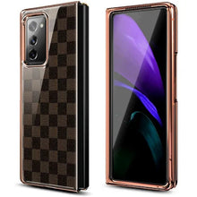 Load image into Gallery viewer, Galaxy Z Fold3 Check Pattern Glass  Case
